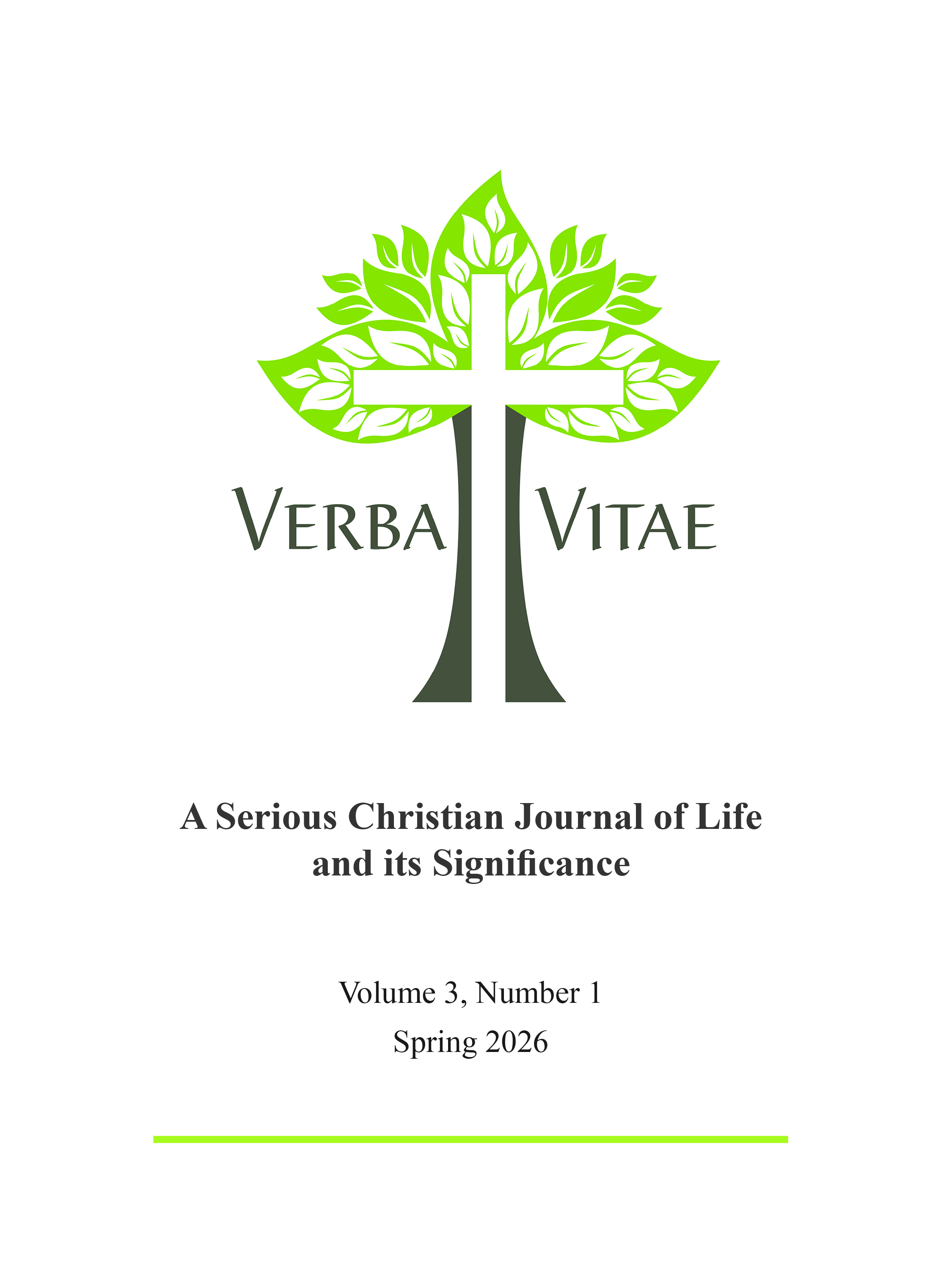 Verba Vitae Volume 3, Number 1
